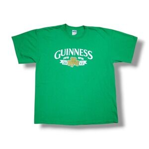 Guinness 2012 Limited Edition‎ Green T-Shirt Men's XL